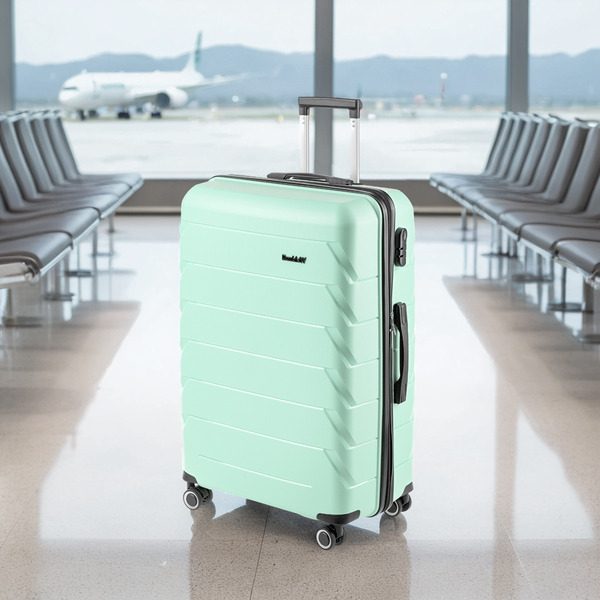 Чемодан DoubleW YF-PP02 (L, бирюзовый)