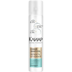 Сухой шампунь Клиар Derma Therapy Легкость от корней, 250 мл
