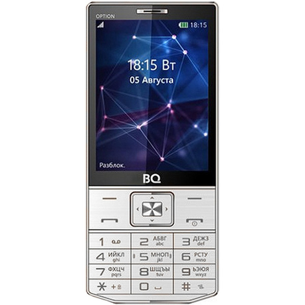 Мобильный телефон BQ-3201 Option Серебряный