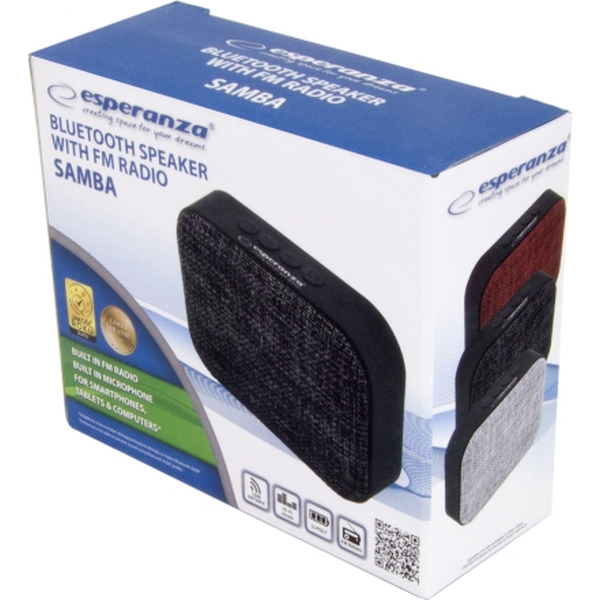 Беспроводная колонка Esperanza Samba EP129K (черный)