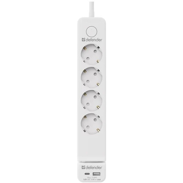Набор устройств электропитания удлинитель + сетевой адаптер Defender  ILS 431  (99476)