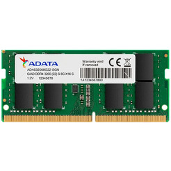 Оперативная память ADATA Premier 8ГБ DDR4 SODIMM 3200 МГц AD4S32008G22-SGN