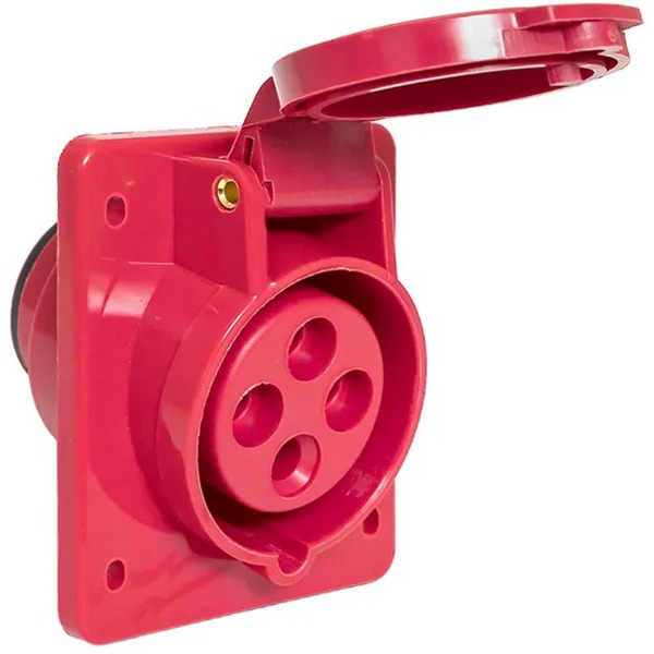 Розетка стационарная внутренняя EKF 414 3Р+РЕ 16А 380В IP44 PROxima