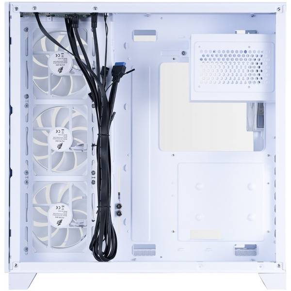 Корпус 1stPlayer MV8-TP MV8-TP-WH-3F7R-W-1F7-W (белый)