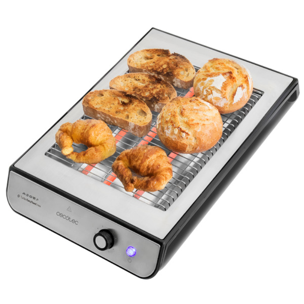 Тостер Cecotec Turbo EasyToast Inox Flatbed