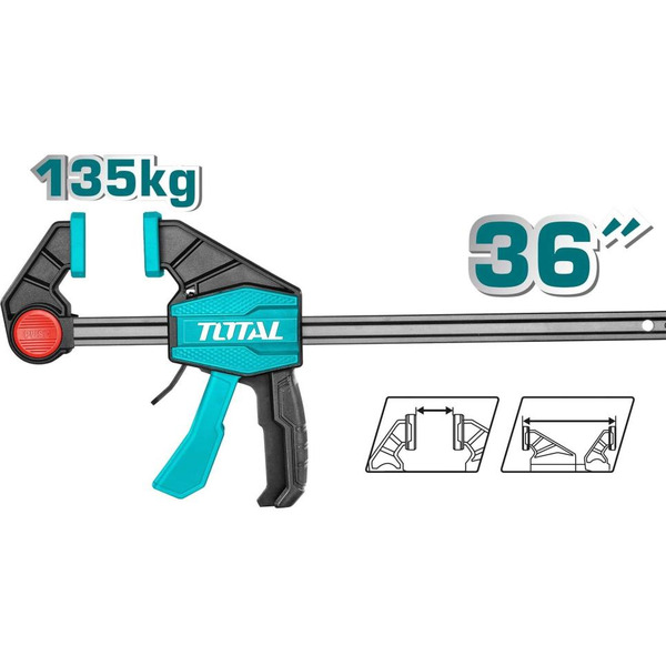 Струбцина пистолетная TOTAL THT1346803