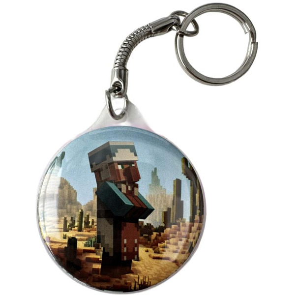 Брелок сувенирный "Дай 5 Добру" (Майнкрафт) в ассортименте