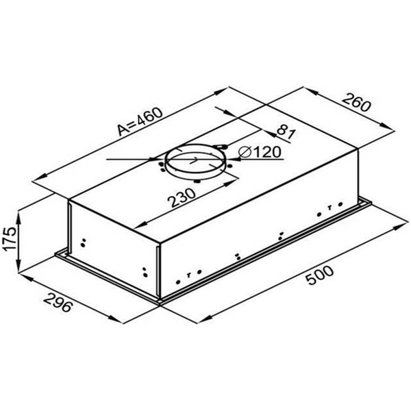 Кухонная вытяжка Maunfeld Crosby Light (C) 50 Gl (нержавеющая сталь)