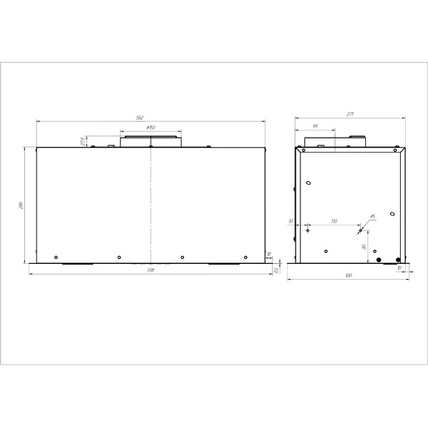Кухонная вытяжка FABER SCATOLA WH A60 белая 305.0738.591