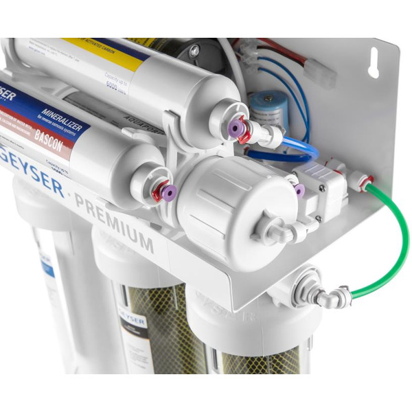 Система обратного осмоса Гейзер Премиум-П (с помпой)