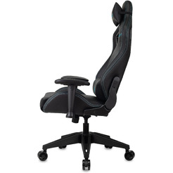 Кресло игровое Бюрократ Knight Outrid Smile экокожа, черный