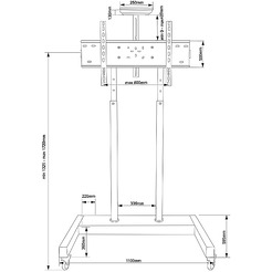 Подставка для теле- и радиоаппаратуры ELECTRICLIGHT МСТ-6-Г