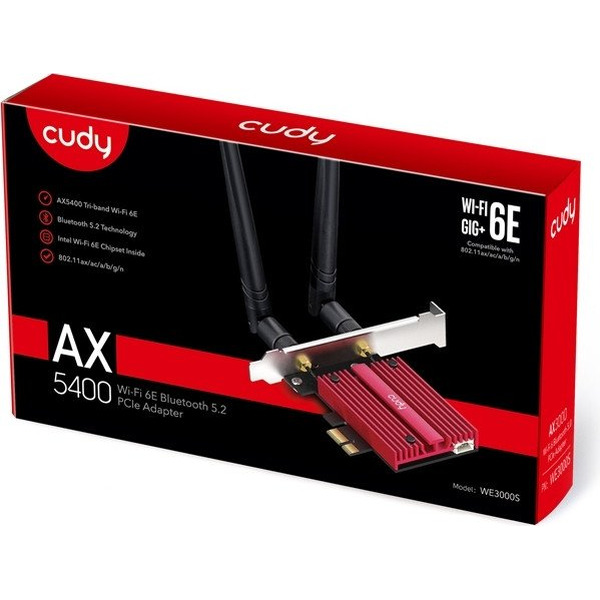 Wi-Fi/Bluetooth адаптер Cudy WE3000S