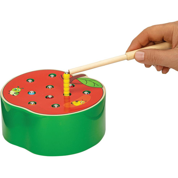 Магнитная рыбалка BRAUBERG Червяки в яблоке 665244