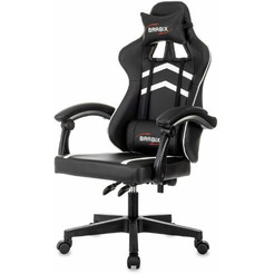 Игровое кресло BRABIX Shooter GM-123 (черный/белый)