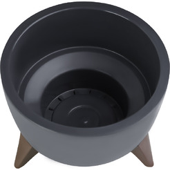 Кашпо La Decoro Грация КШ-4191 (антрацит)