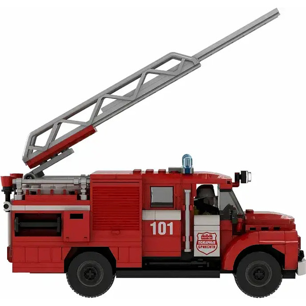 Конструктор Brick Labs Пожар в кафе Шаурма на Бриковой AB-1316