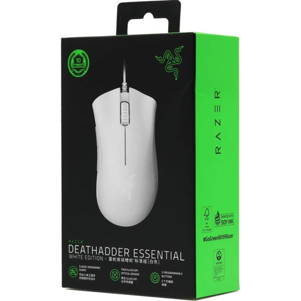 Мышь Razer DeathAdder Essential White (RZ01-03850200-R3C1)