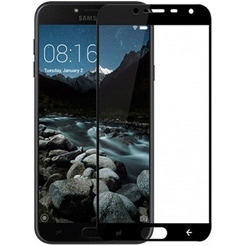 Защитное стекло CASE Full Glue для Samsung Galaxy J4 (черный)