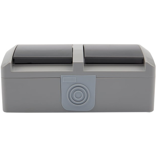 Блок из 2 розеток горизонтальный KRANZ INDUSTRIAL KR-78-0613