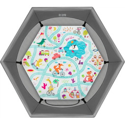 Игровой манеж Lionelo Roel Plus (Grey Multicolor)