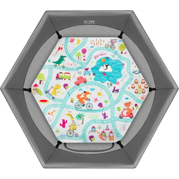 Игровой манеж Lionelo Roel Plus (Grey Multicolor)
