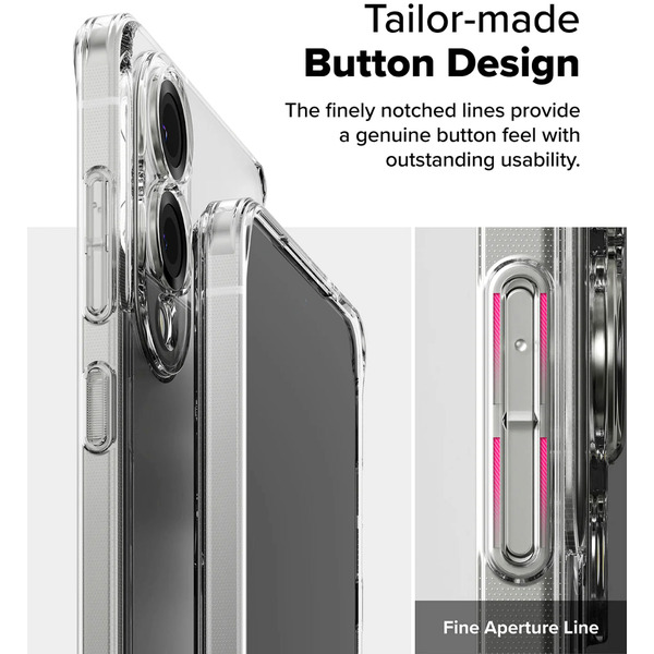 Чехол Ringke FUSION для Galaxy S25 Edge MATTE CLEAR