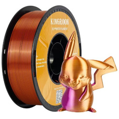 Пластик Kingroon PLA Dual Silk 1.75мм NSC017 (1кг, Golden/Purple)
