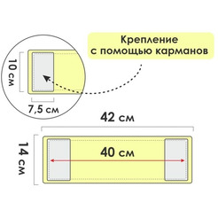 Сменная насадка для швабры PERFECTO LINEA Solid 44-532023