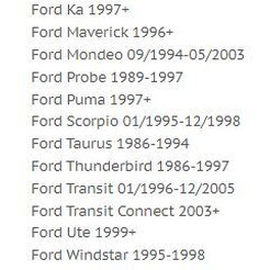 ISO-переходник Incar FO-D05 (Ford, Jaguar, Lincoln, Mercury)