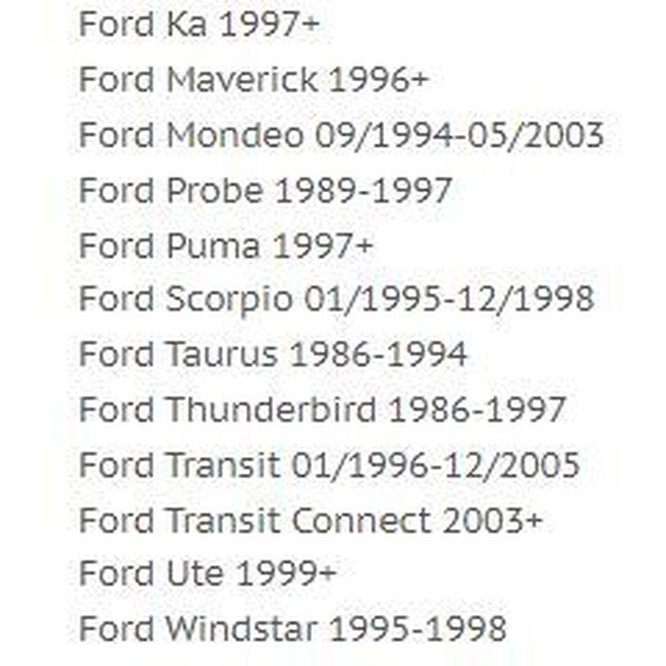 ISO-переходник Incar FO-D05 (Ford, Jaguar, Lincoln, Mercury)