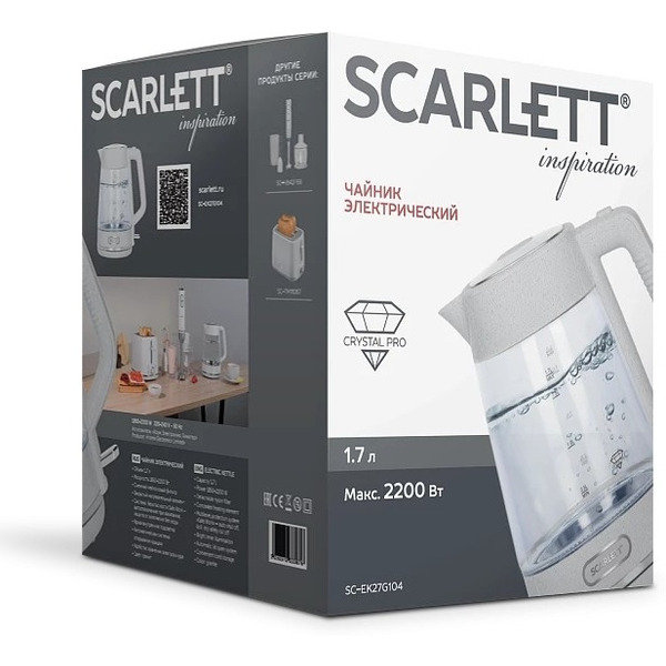 Электрочайник Scarlett SC-EK27G104
