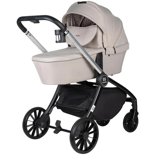 Детская универсальная коляска Farfello Baby Shell 2023 3 в 1 BBS-003 (кофейный)