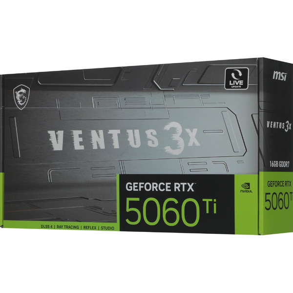 Видеокарта MSI GeForce RTX 5060 Ti 16G Ventus 3X