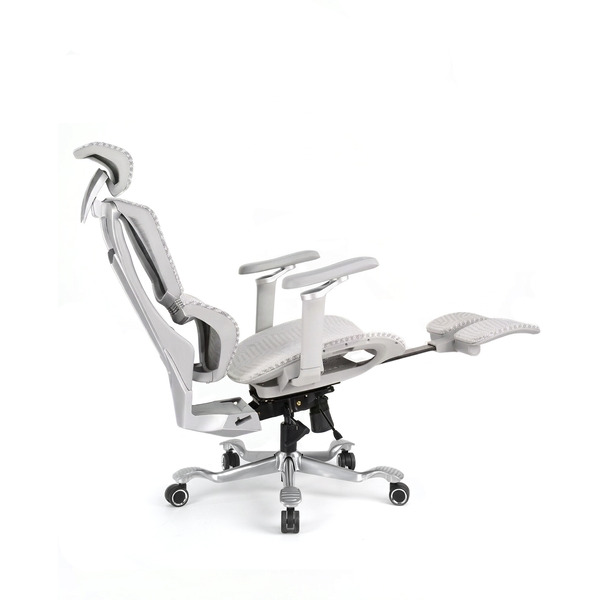 Игровое кресло myroo Game Assassin c подножкой Gray (A2512W-G)