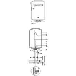 Водонагреватель THERMEX ES 50 V