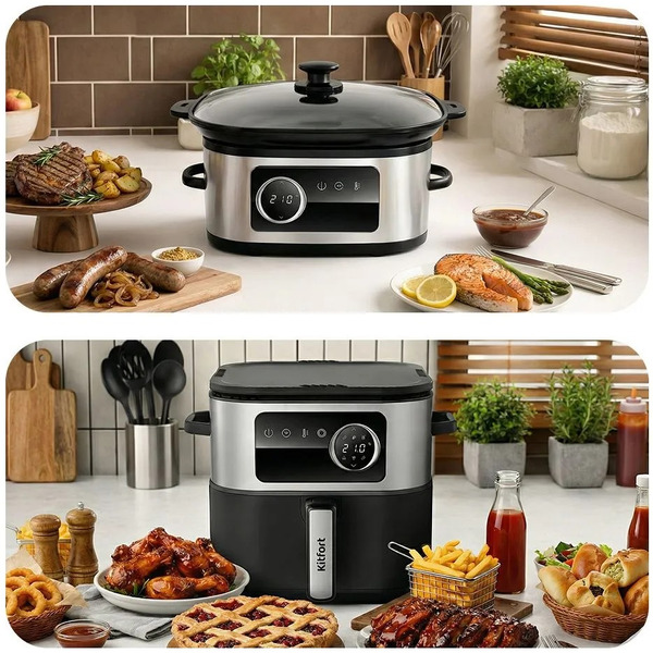 Аэрогриль «2 в 1» Kitfort КТ-8127