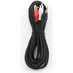 Кабель GEMBIRD CCA-458-5M, джек 3.5 / 2xRCA, 5.0м