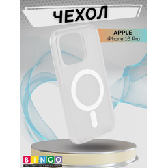 Бампер BINGO Model Magnetic для APPLE iPhone 16 Pro белый