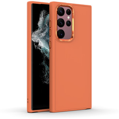 Бампер Bingo Metal для SAMSUNG S22 Ultra Оранжевый