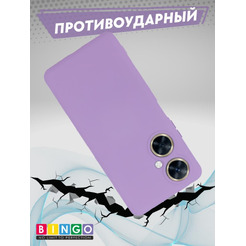 Бампер Bingo Liquid TPU для HUAWEI nova 12i/Enjoy 70 Pro Фиолетовый