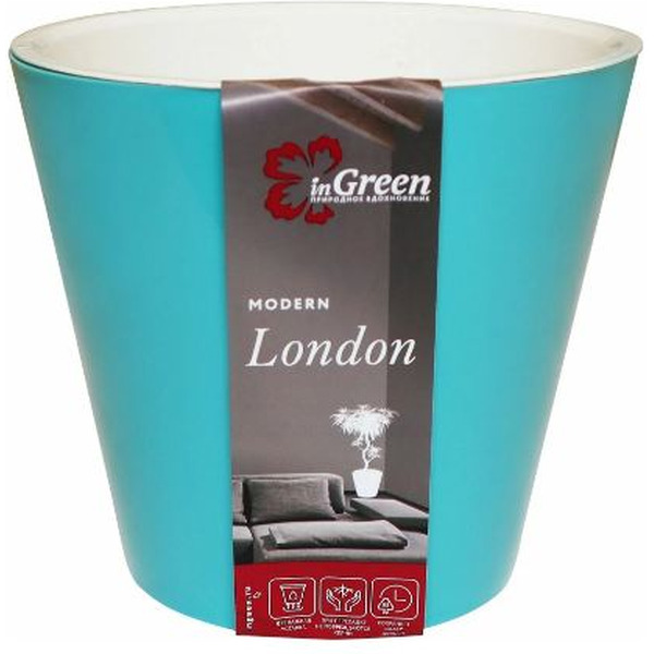 Кашпо inGreen London (ING6207ГЛЖ) голубой жасмин
