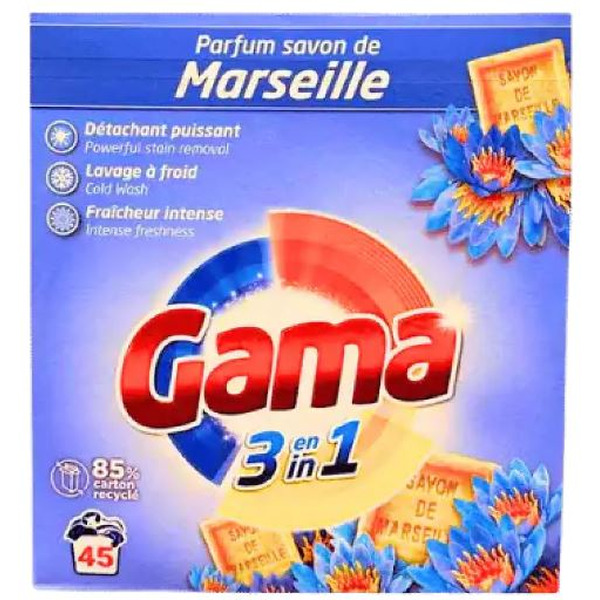 Стиральный порошок GAMA Marseille 2,475 кг