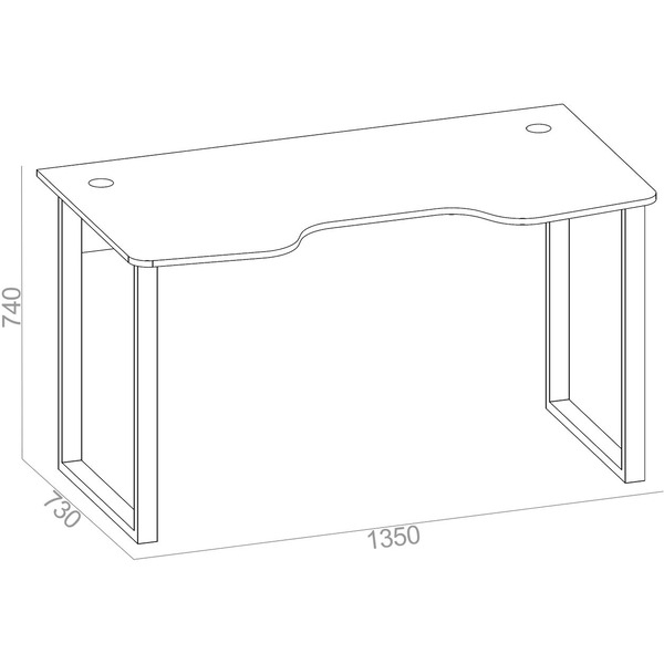 Геймерский стол Сокол КСТ-19 (белый)