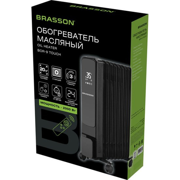 Масляный радиатор BRASSON BOR-9