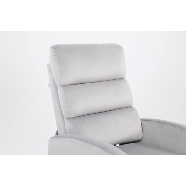 Кресло вибромассажное Calviano 2164 (велюр серый)