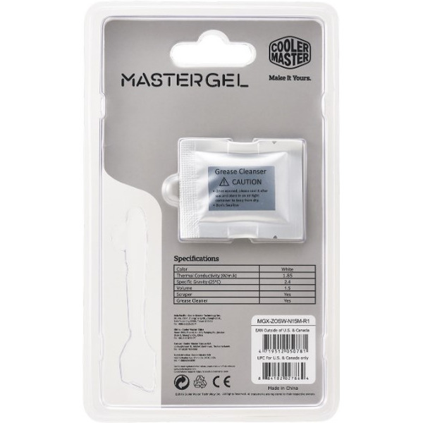 Термопаста Cooler Master MasterGel (1.5 г) (MGX-ZOSW-N15M-R1)