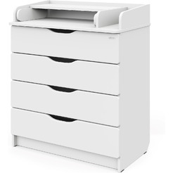 Детский комод Атон Сириус-2 804 Wood (белая Аляска)