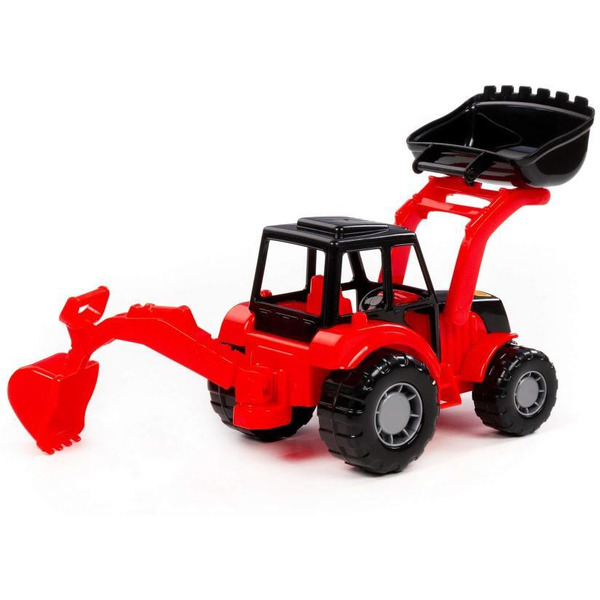 Экскаватор Полесье Мастер 24439 (красный/черный)