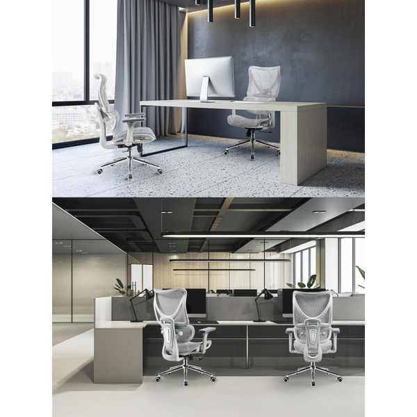 Офисное кресло MYROO Office HS-3853H-1-G Wizard Light Grey